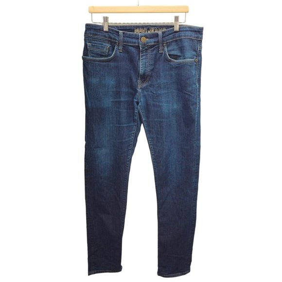Mavi Jeans Jake Mens‎ 34 Slim Straight Leg Blue Stretch Denim 34" Inseam Flaw - Picture 4 of 13